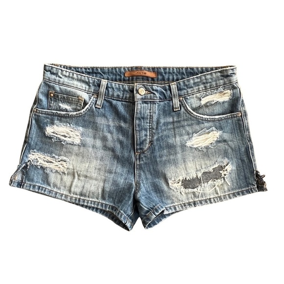 Joe’s Jeans Vintage Y2K The Billie Short Distressed Boyfriend Denim Shorts - Picture 1 of 9